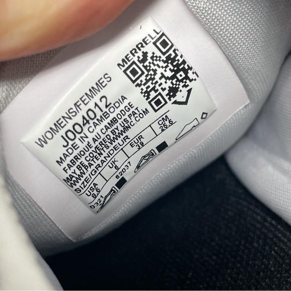 NEW Merrell Cloud Knit Running Sneaker Shoes Rainbow Laces Gray Athleisure 8.5 - Picture 10 of 12